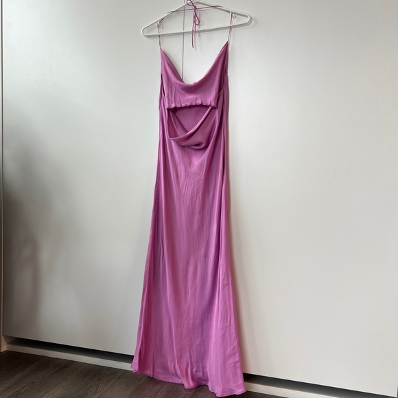 (SOLD ON FB) ZARA Satin Dress - Picture 6 of 8